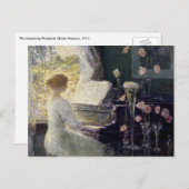 Die Sonata von Frederick Childe Hassam Postkarte (Vorne/Hinten)