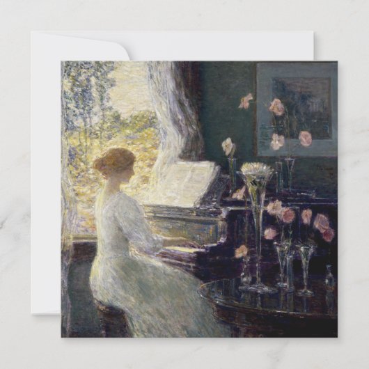 Die Sonate von Frederick Childe Hassam (Vorderseite)