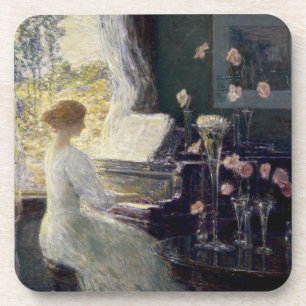 Die Sonate von Frederick Childe Hassam Getränkeuntersetzer