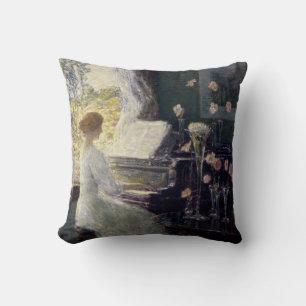 Die Sonate von Frederick Childe Hassam Kissen