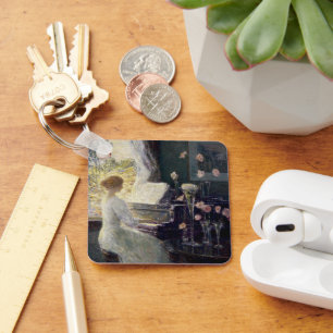 Die Sonate von Frederick Childe Hassam Schlüsselanhänger