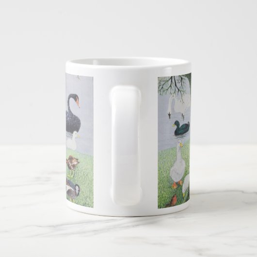 Die sonderbare Ente Jumbo-Tasse (Rückseite)