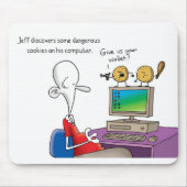 Die sonderbare Gruppen-Plätzchen-Mäusematte Mousepad (Vorne)