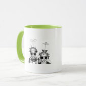 Die sonderbare Hülsen-Tasse Tasse (Vorderseite Links)