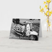 DIE SONDERKARTE SCOOTER VATER DAY CARD KARTE (Gelbe Blume)