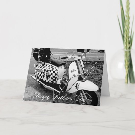 DIE SONDERKARTE SCOOTER VATER DAY CARD KARTE (Vorderseite)