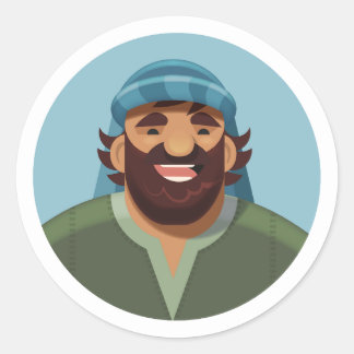 Die Songaufkleber der Hirte: John Runder Aufkleber