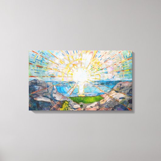Die Sonne 1909 | Edvard Munch | Leinwanddruck (Vorderseite)