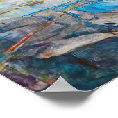 Die Sonne 1909 | Edvard Munch | Poster (Ecke)