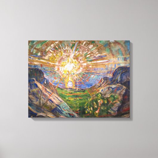 Die Sonne 1912 | Edvard Munch | Leinwanddruck (Vorderseite)