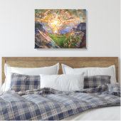 Die Sonne 1912 | Edvard Munch | Leinwanddruck (Insitu (Schlafzimmer))