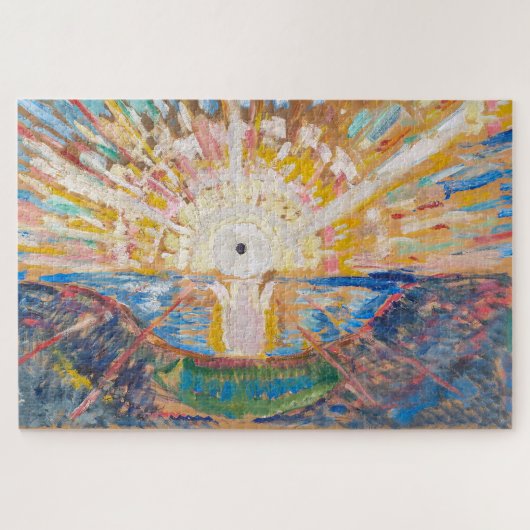 Die Sonne 1912 | Edvard Munch | Puzzle (Horizontal)