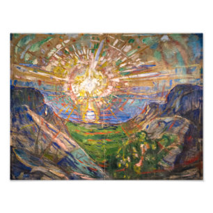 Die Sonne 1916 Edvard Munch Fotodruck