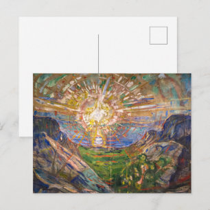 Die Sonne 1916 Edvard Munch Postkarte