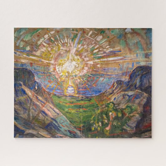Die Sonne 1916 | Edvard Munch | Puzzle (Horizontal)