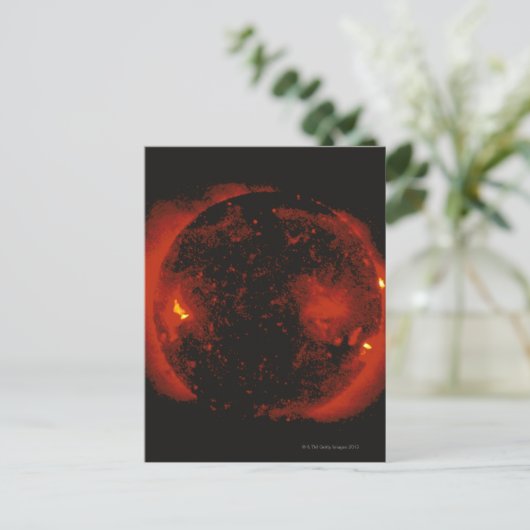 Die Sonne 2 Postkarte (Stehend Vorderseite)
