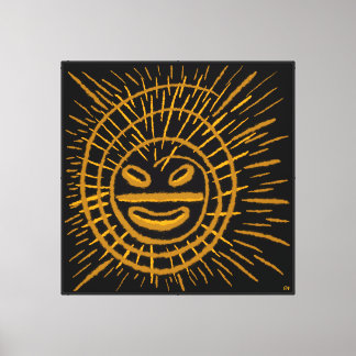 Die Sonne als El Sol de Jayuya Leinwanddruck