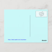 Die Sonne am Himmel Postkarte (Rückseite)