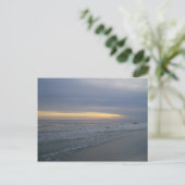 Die Sonne am Meer Postkarte (Stehend Vorderseite)