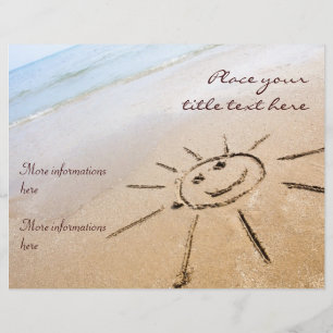 Die Sonne am Strand Flyer