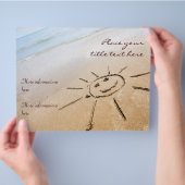 Die Sonne am Strand Flyer (Hand)