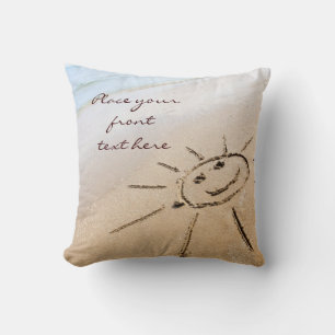 Die Sonne am Strand Kissen