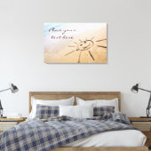 Die Sonne am Strand Leinwanddruck (Insitu (Schlafzimmer))