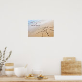 Die Sonne am Strand Poster (Küche)