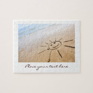 Die Sonne am Strand Puzzle
