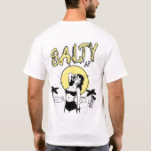 Die Sonne am Strand von Salty AF T-Shirt (Rückseite)