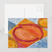 Die Sonne an einem Regentag Postkarte (Vorne/Hinten)