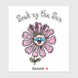 Die Sonne aufsaugen Aufkleber