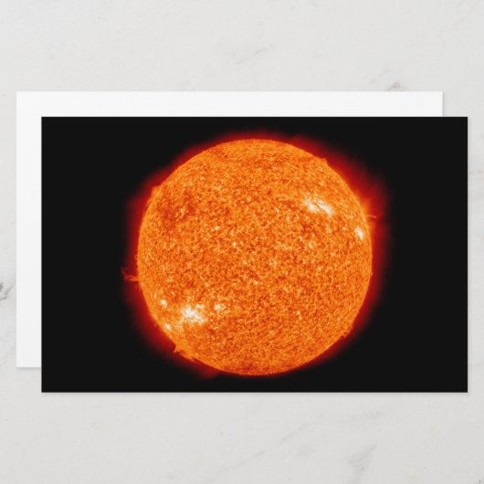 Die Sonne Briefpapier (Vorne/Hinten)