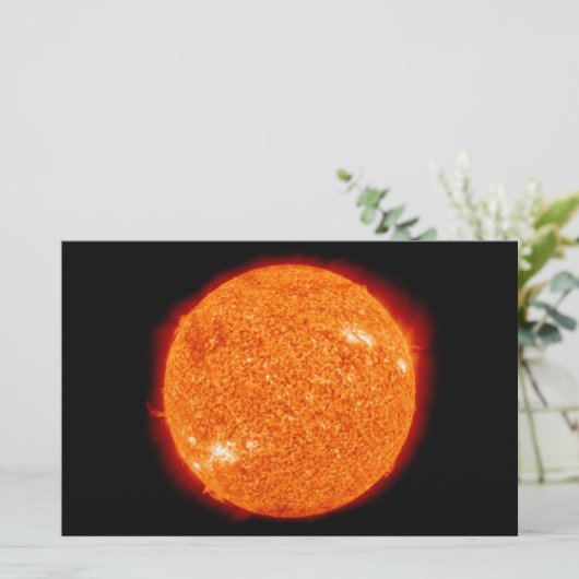 Die Sonne Briefpapier (Stehend Vorderseite)