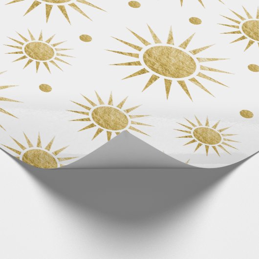 Die Sonne, das Papier Geschenkpapier (Ecke)