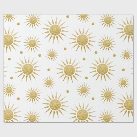 Die Sonne, das Papier Geschenkpapier (Flach)