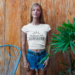 Die Sonne, den Sommer T-Shirt