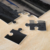 Die Sonne, der aufsteigende Mond über dem Arrowhad Puzzle (Seite)