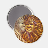 Die Sonne, der Mond, der Kuss Magnet (Vorderseite/Rückseite)