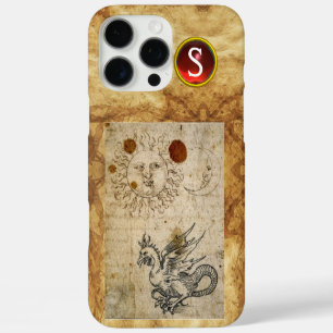 DIE SONNE DER MOND UND BASILISK-PERGAMENT Monogram iPhone 16 Pro Max Hülle