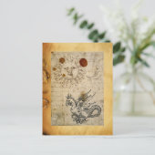 DIE SONNE, DER MOND UND DIE BASILISK-ANTIKA-PARKPL POSTKARTE (Stehend Vorderseite)