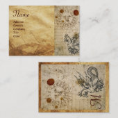 DIE SONNE DES MONDES UND DER BASILISKARTE VISITENKARTE (Vorne/Hinten)