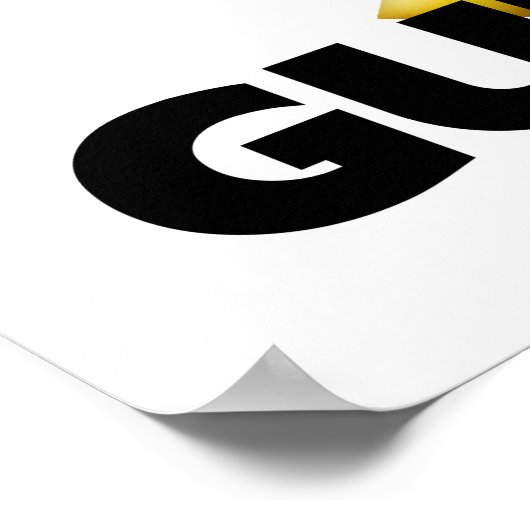 Die Sonne dreht aus Poster (Ecke)