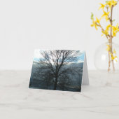 Die Sonne durch das Wolken-Beileid Karte (Gelbe Blume)