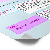 Die Sonne durch die drei Zodiacs Poster (Ecke)