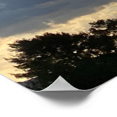 Die Sonne ☀️ durch die Wolken ⛅️ Poster (Ecke)