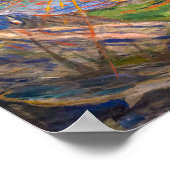 Die Sonne | Edvard Munch | Poster (Ecke)