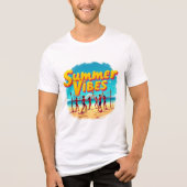 Die Sonne entfesseln: Sommerwoben entfesselt Tri-Blend Shirt (Vorderseite)