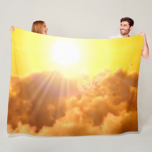 Die SONNE Fleecedecke (Beispiel)