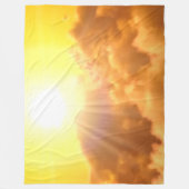 Die SONNE Fleecedecke (Vorderseite)